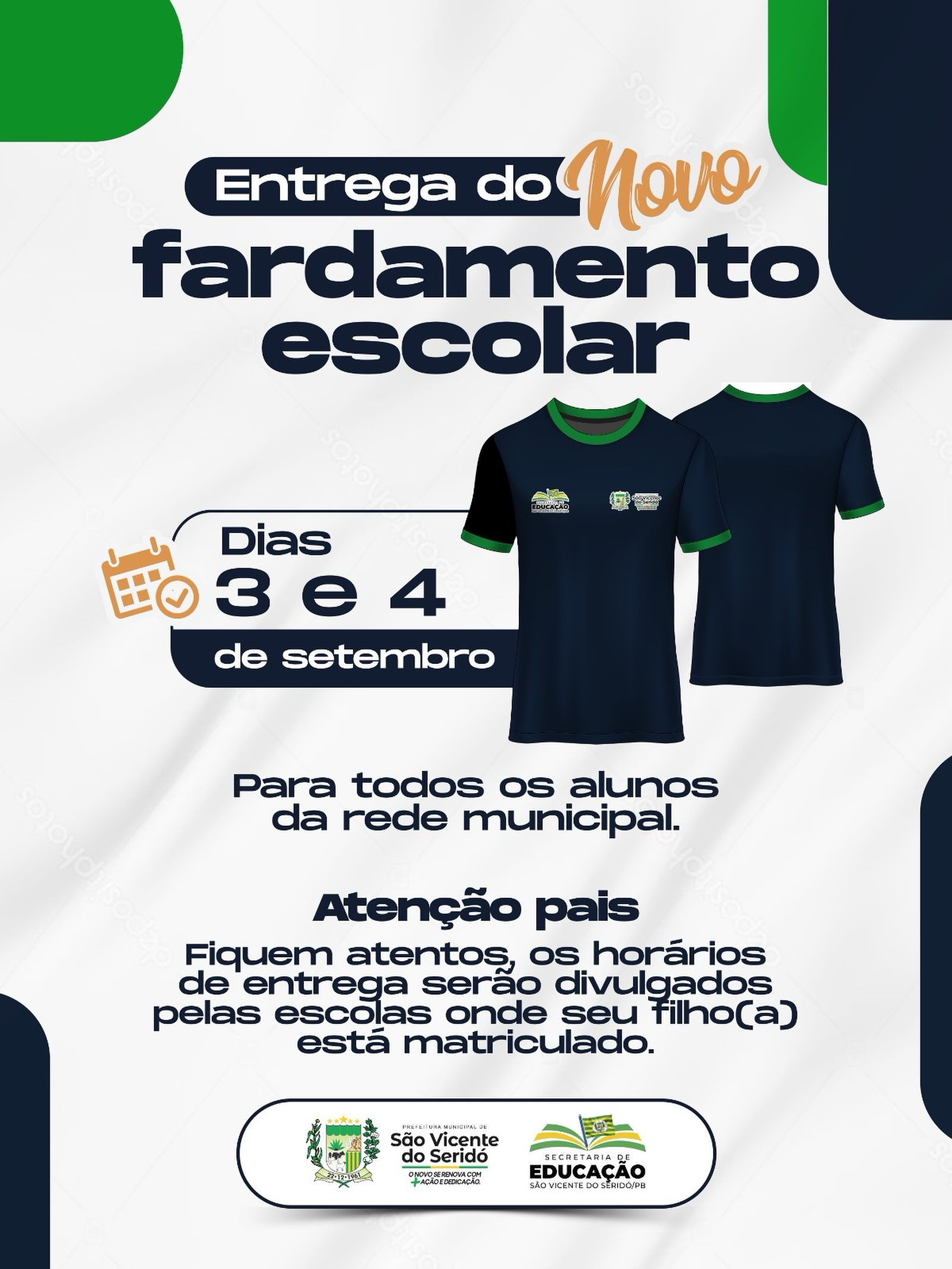 Entrega do Novo Fardamento Escolar