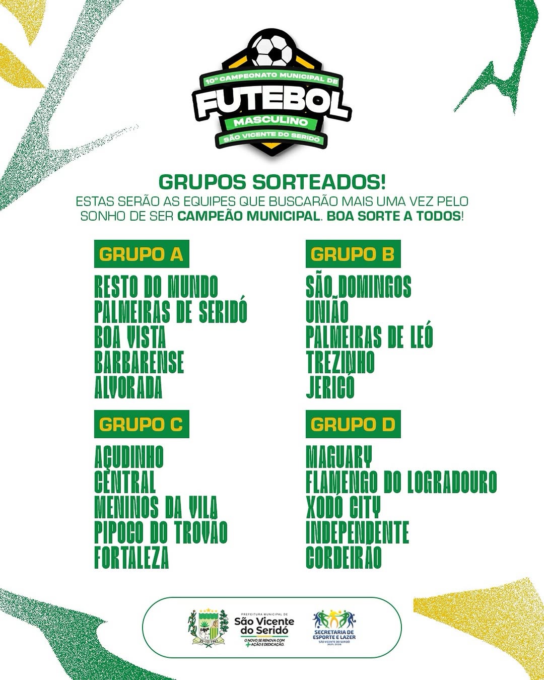 Que comecem os jogos…⚽️🤩