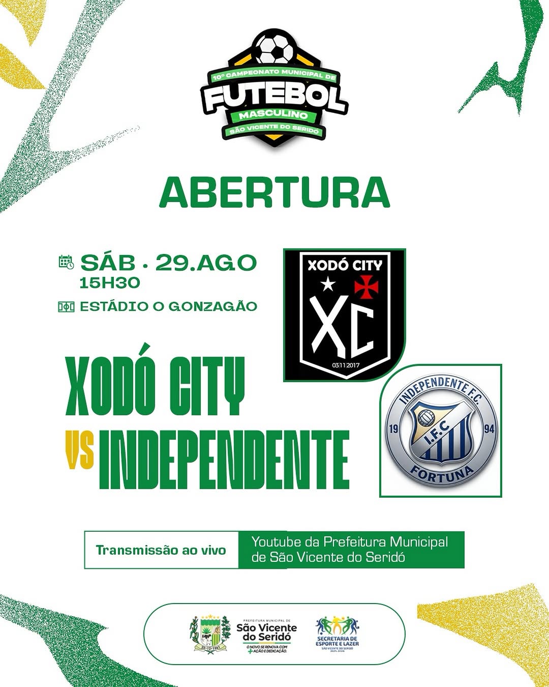 Campeonato Municipal de Futebol Masculino - Série A 2026 🏆