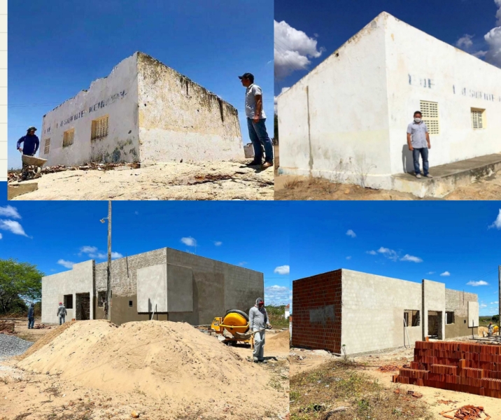 Escola do Alagamar dos Paulinos está em processo de reformulação adiantado