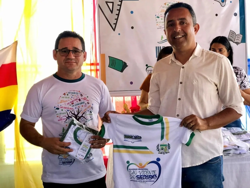 Prefeito Erivam de Biu e Secretário Paulo Oliveira participam da abertura do 3º Educação em Ação, em Seridó