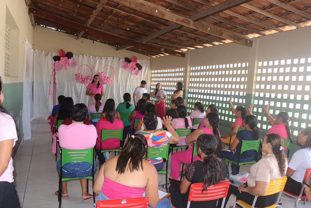 Gestão municipal promove \'Campanha Outubro Rosa, \'Programa Saúde na Escola\' e atende a população de forma itinerante