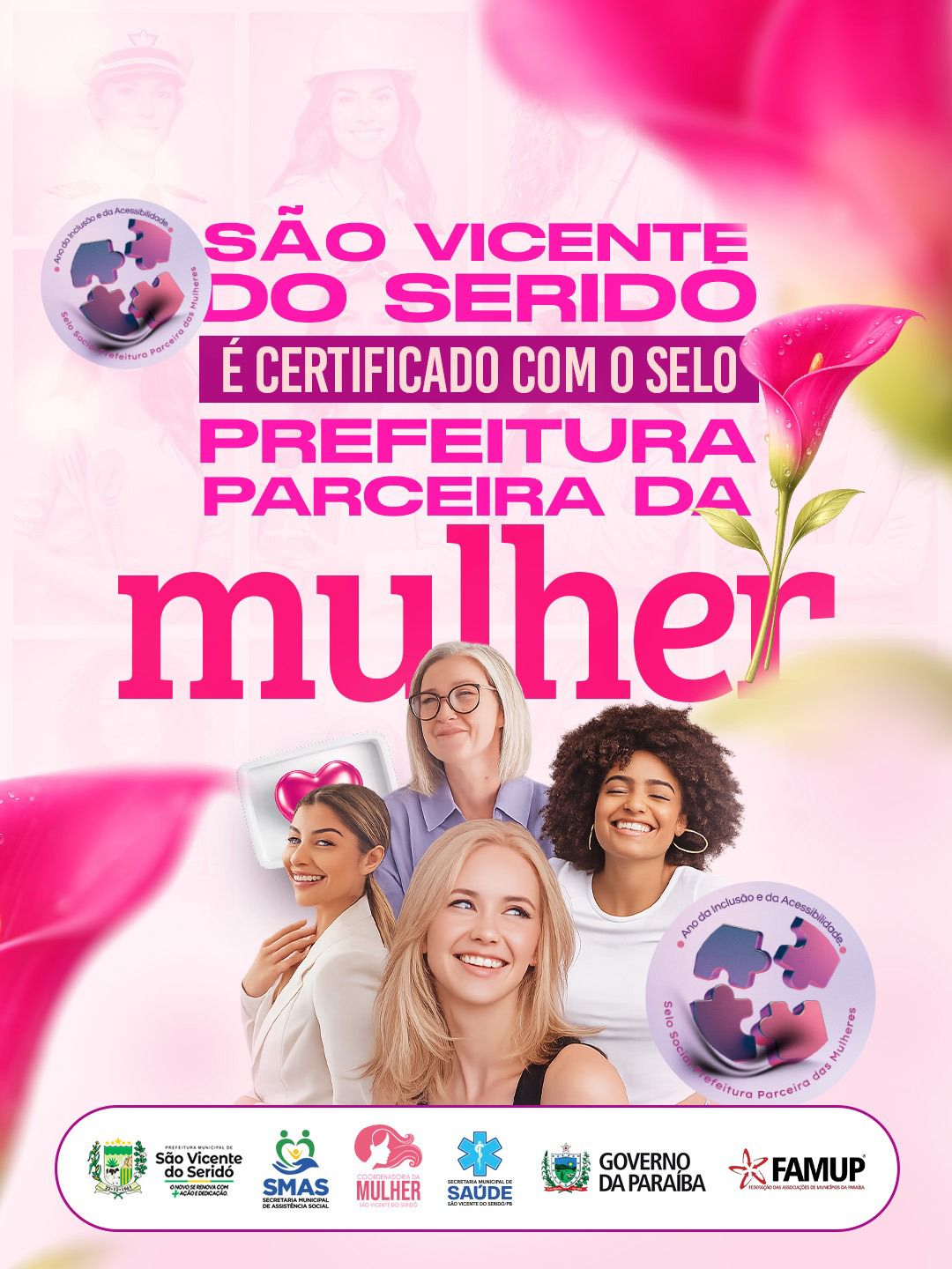 São Vicente do Seridó/PB é certificado com o ‘Selo Prefeitura Parceira da Mulher’